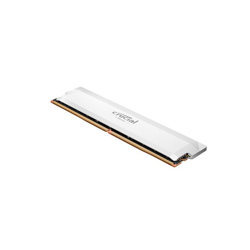 ram dimm ddr5 crucial pro oc bianco 16/6400(1*16gb) cl38 [sacrc501664co1w]