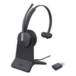 cuffia yealink wh64 hybrid mono wireless/bluetooth per ufficio con