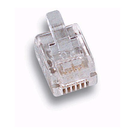 Plug telefonico 6 poli 6 contatti rj12