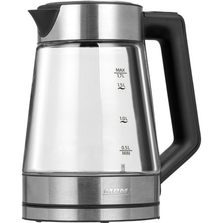 bollitore elettrico mpm mcz-122 senza fili in vetro 1.7l 2200w