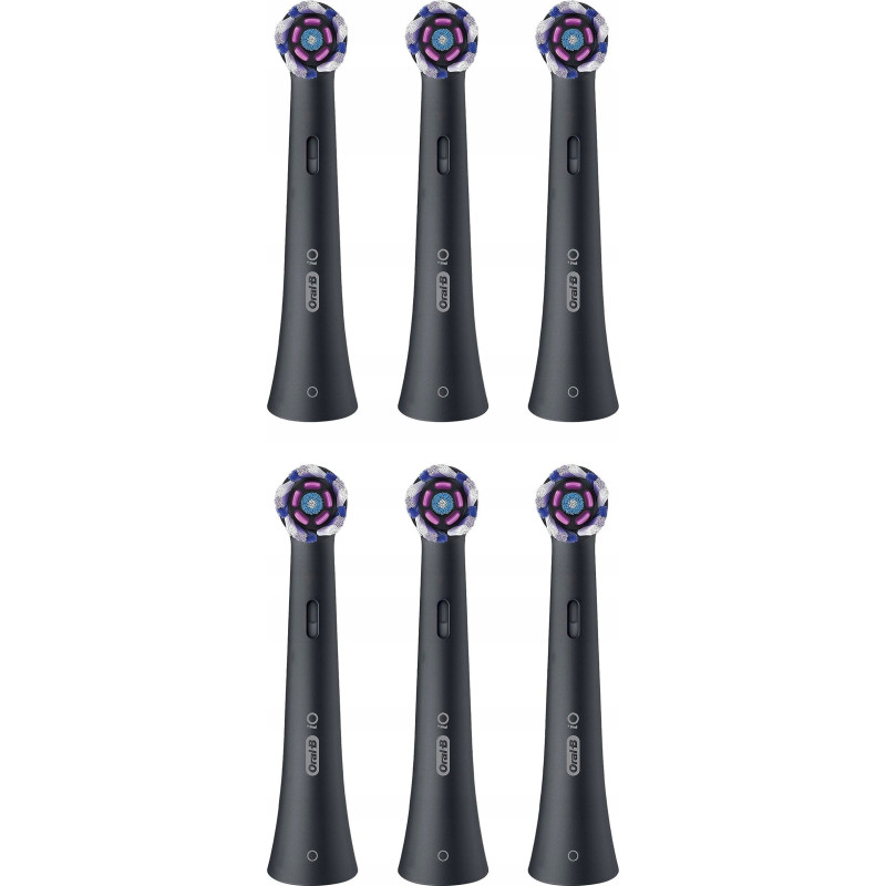 set di testine oral-b io radiant nero 6pz [radiant]