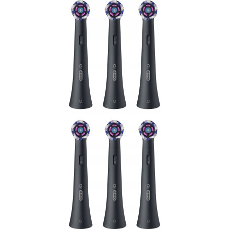 set di testine oral-b io radiant nero 6pz [radiant]