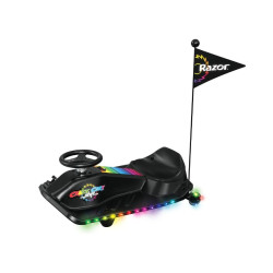 auto elettrica razor crazy cart shift lightshow lithium nero [20173803]