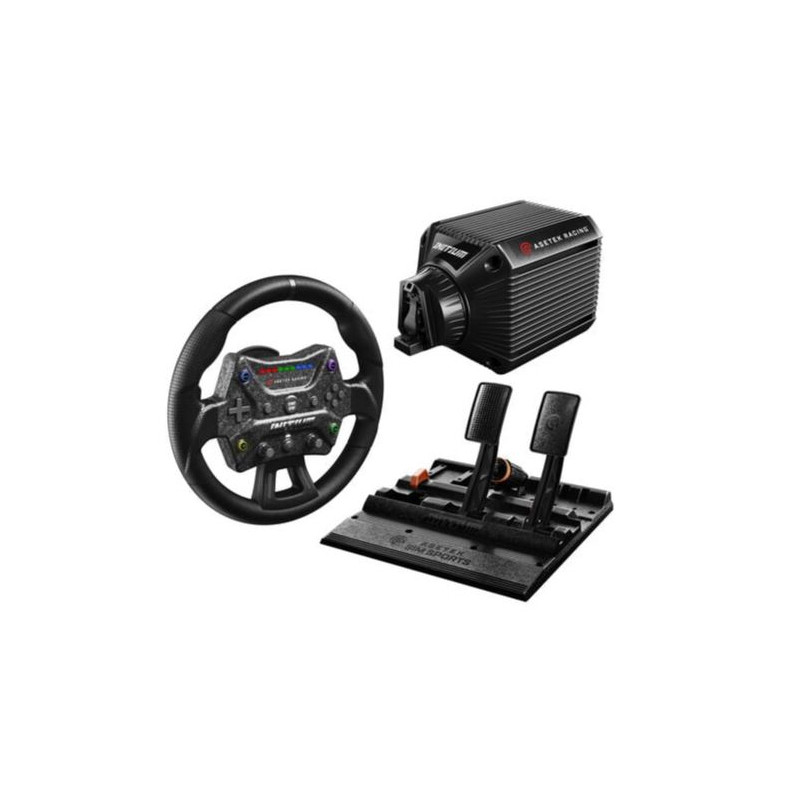 set asetek simsports initium racing volante base del volante e set