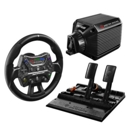 set asetek simsports initium racing volante base del volante e set