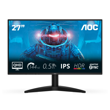 monitor led 27'' aoc q27b36x quad hd 2560x1440 4ms classe