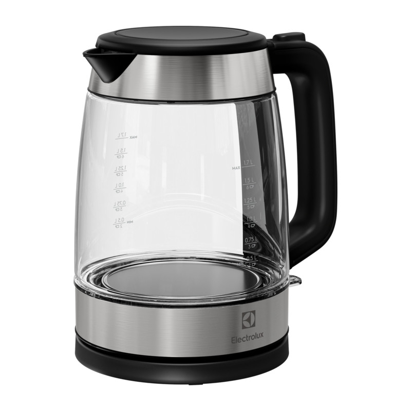 bollitore electrolux e4gk1-4gb senza fili 1.7l 2200w nero acciaio