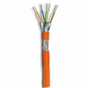 Matassa s/ftp, 4 coppie, cavo cat. 7, rame, 500m pimf rigido arancio