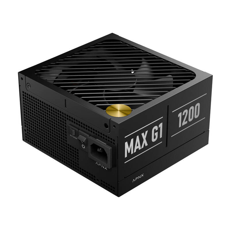 alimentatore 1200w apnx max g1 80 plus gold atx 3.1 pcie 5.1 nero