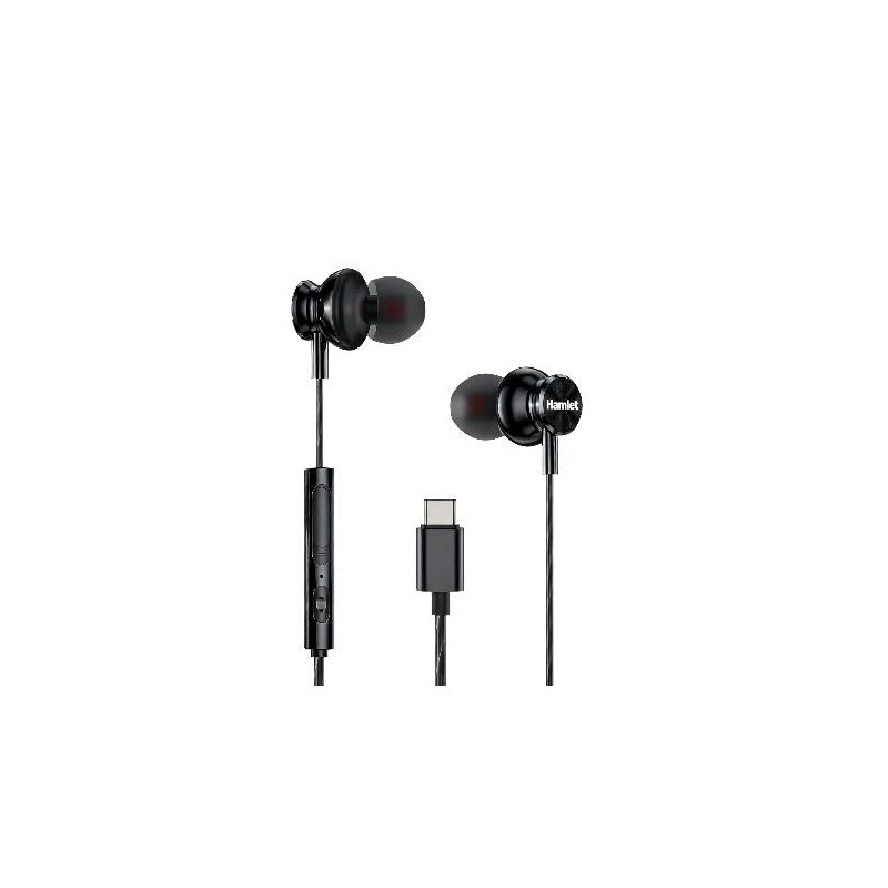 auricolari hamlet hheadm-iec usb-c in-ear con microfono