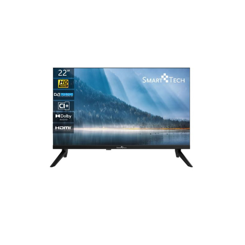 tv led 22'' smart tech 22fn01v full hd 1920x1080p classe