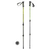 bastoncini da trekking ferrino 78132nvv totem 65-135cm verde