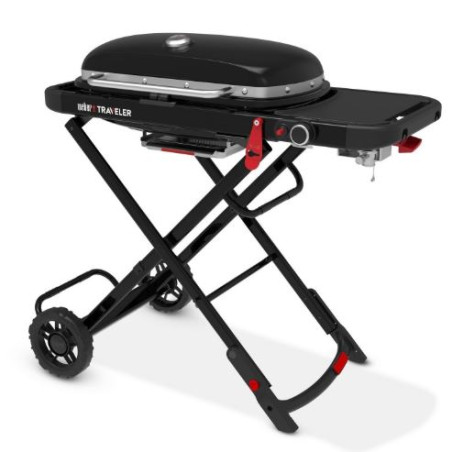 barbecue a gas weber traveler 1501745 3.8kw nero