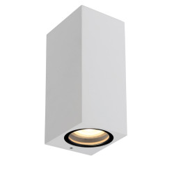 applique rettangolare a led lucide zaro 2 portalampade gu10 ip65