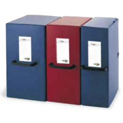 scatola progetto sei rota big 200 con maniglia blu 25x35cm [68002007]