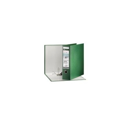 registratore a leva leitz 180 g65 verde dorso 8cm formato protocollo