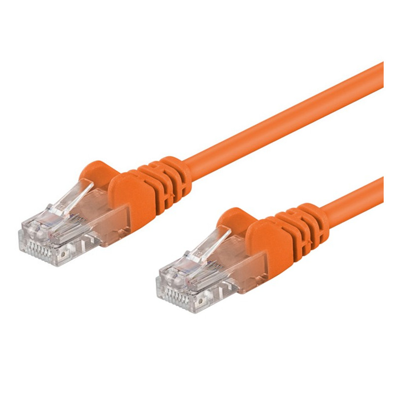 Cavo di rete patch cca cat. 6 arancio utp 2 m