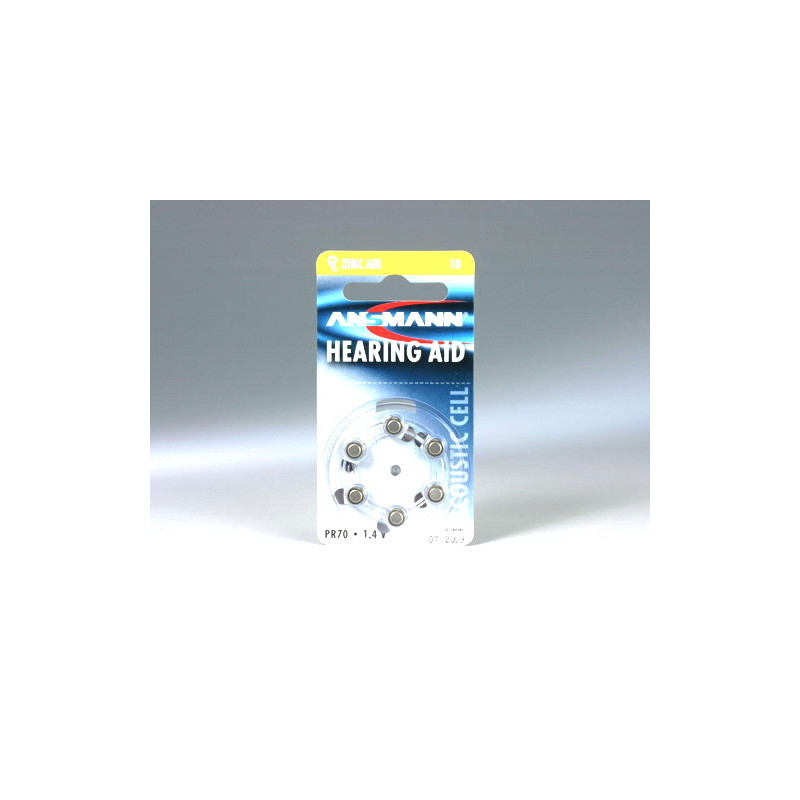 pila ansmann 6 pz. a bottone pr 10 [106932]
