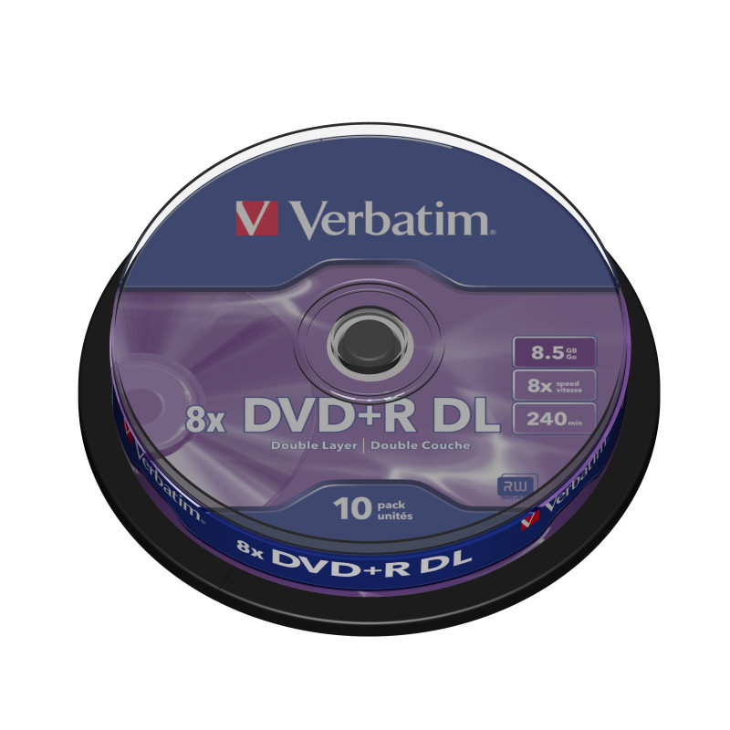 verbatim dvd+r dl x 10 - 8.5 gb - supporti di memorizzazione