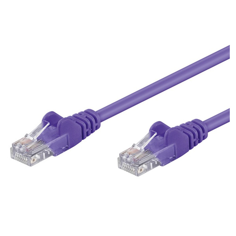 Cavo di rete patch cca cat. 6 viola utp 3 m