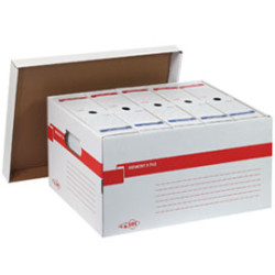 scatola archivio in cartone sei rota con coperchio memory x file