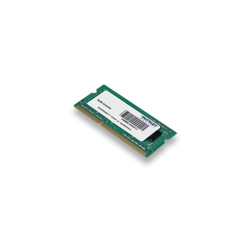 ram so-dimm ddr3 4gb patriot psd34g16002s 1600mhz 1x4gb [psd34g160081s]