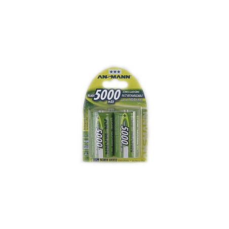 pila ricaricabile ansmann 2 pz. maxe nimh mono d 5000 mah [5030922]