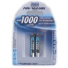 pila ricaricabile ansmann 4 pz. nimh 1000 aaa mini stilo 950 mah