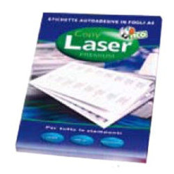 Etichette tico arancio fluo 70 fogli a4 44 etichette/foglio 47,5x25,5