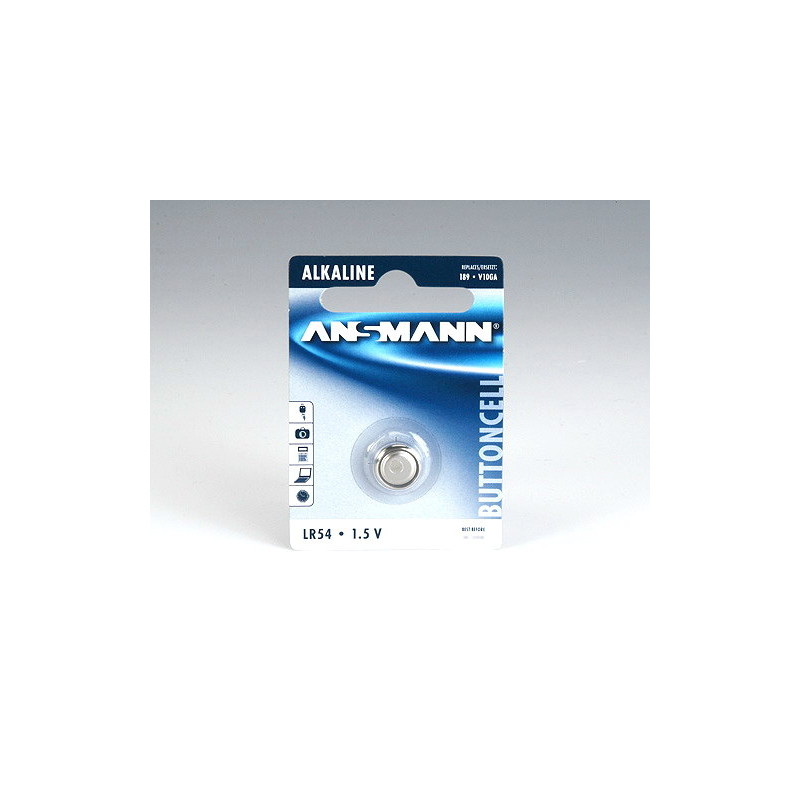pila ansmann 1 pz. a bottone lr 54 [5015313]