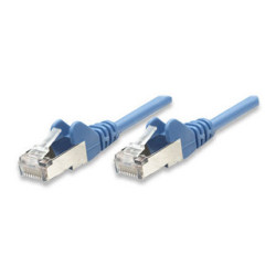 Cavo di rete patch in rame cat. 6 blu utp 1,5 m