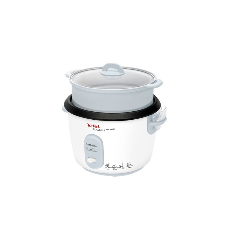cuociriso tefal rk 1011 con piroscafo bianco