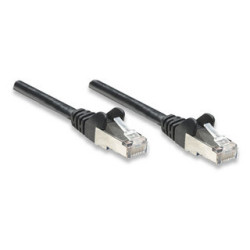 Cavo di rete patch in rame cat. 6 nero utp 10 mt