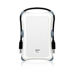 custodia hard disk 2,5" silicon power usb2.0 a30 6,3cm hdd bianco