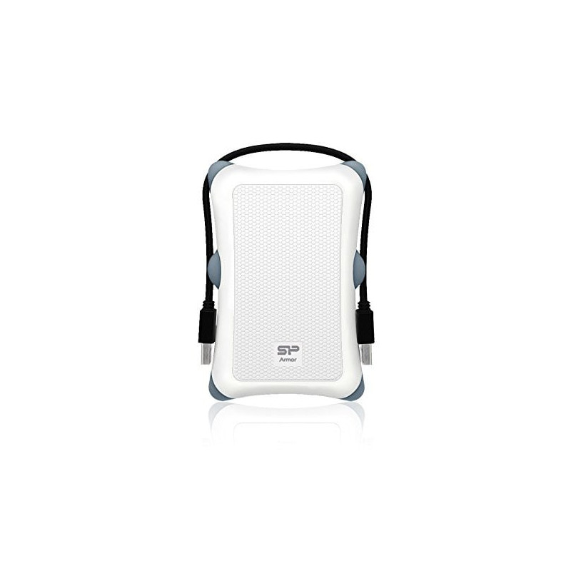 custodia hard disk 2,5" silicon power usb2.0 a30 6,3cm hdd bianco