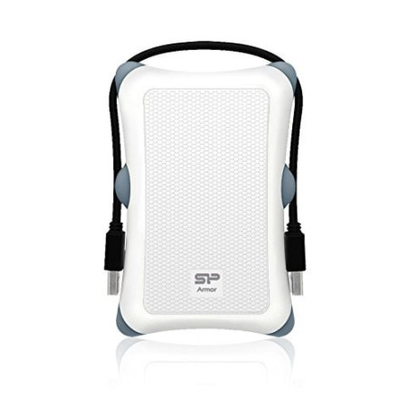 custodia hard disk 2,5" silicon power usb2.0 a30 6,3cm hdd bianco