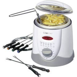 friggitrice e macchina per la fonduta 840 w con regolazione manuale