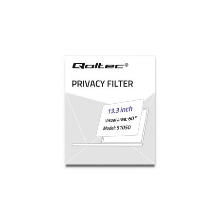 filtro privacy qoltec 51050 13,3" 16:9 [51050]