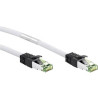 cavo di collegamento rj45 rete cat 8.1 s/ftp 5 m bianco privo di
