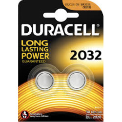 pile a bottone duracell litio dl 2032 (2) [dl 2032]