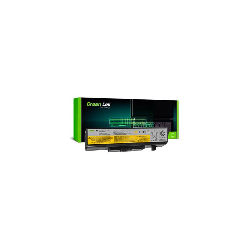 batteria notebook green cell le34 per lenovo y480 11.1v 4400mah nero