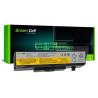 batteria notebook green cell le34 per lenovo y480 11.1v 4400mah nero