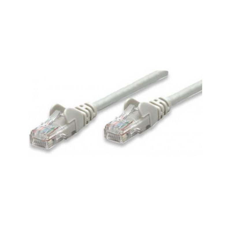 Cavo di rete patch in rame cat. 6a grigio utp 3 mt