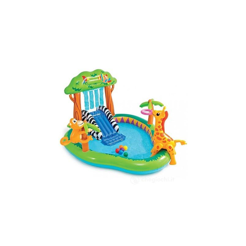 piscina gonfiabile intex play center giungla 216x188x124cm