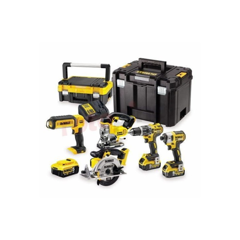 set di elettroutensili dewalt dck551p3t a batteria