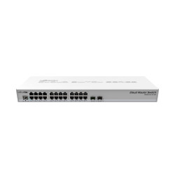 switch mikrotik cloud router crs326-24g-2s+rm 800mhz, 512mb,