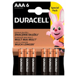 pila alcalina duracell basic aaa/lr3 blister 6pz [azdurub3baaa001]
