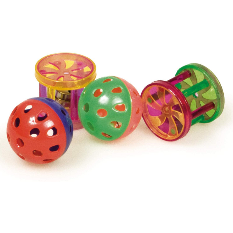 palline e rotoli trixie con campana 4.5cm