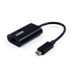 adattatore usb nilox tipo-c rj45 m/h [nxadap06]