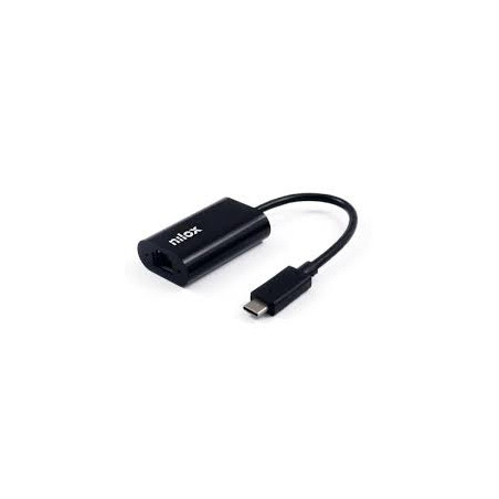 adattatore usb nilox tipo-c rj45 m/h [nxadap06]